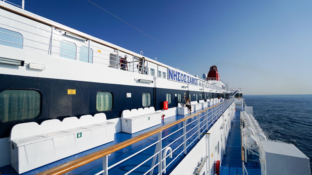 Overnight ferry to Santorini - Greece Budget Itinerary