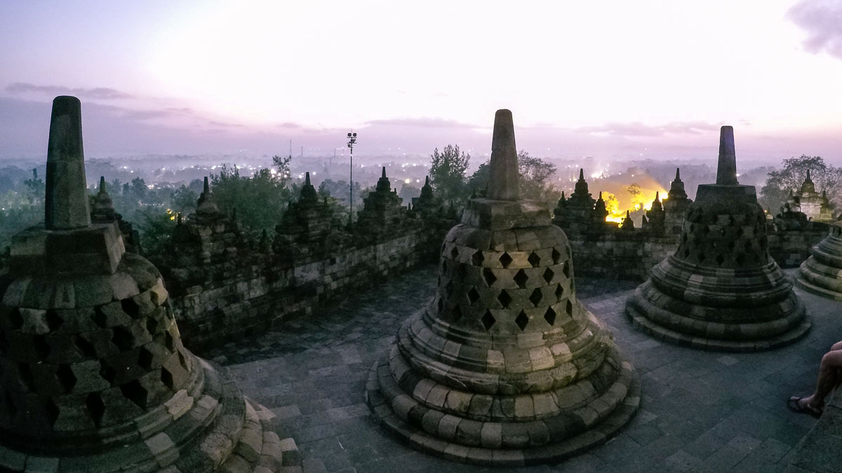 Borobodur at Dusk - Yogyakarta Itinerary