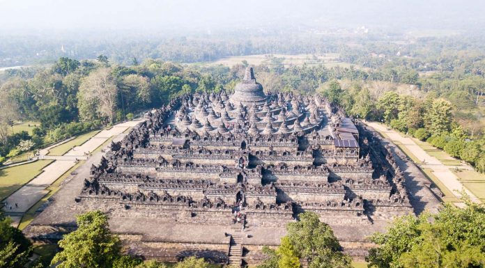 Featured - Borobudur Temple Drone - Indonesia