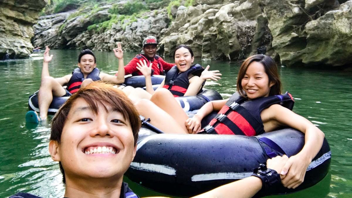 Goa Pindul Tubing Grp Pic - Yogyakarta Itinerary