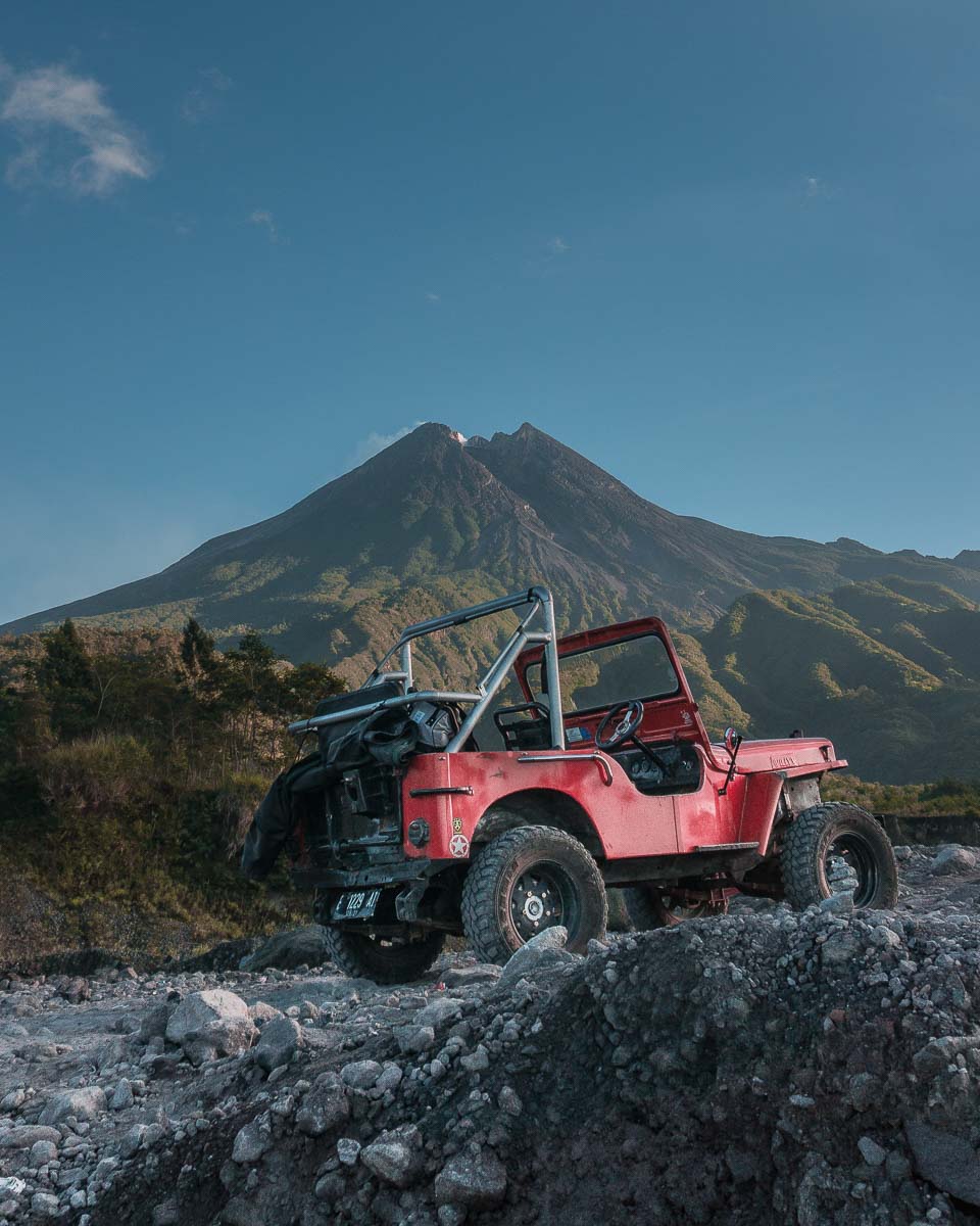 Merapi with jeep 2 - Photo spots in Yogyakarta