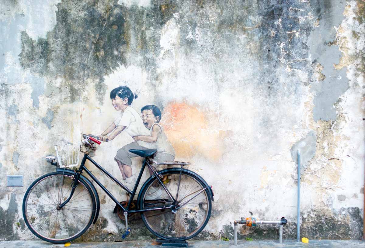 Penang Graffiti - Cycling 