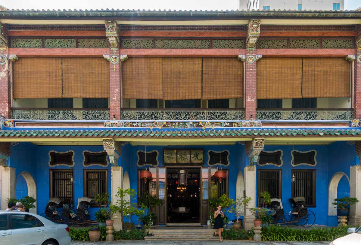 Penang - Blue Mansion exterior 