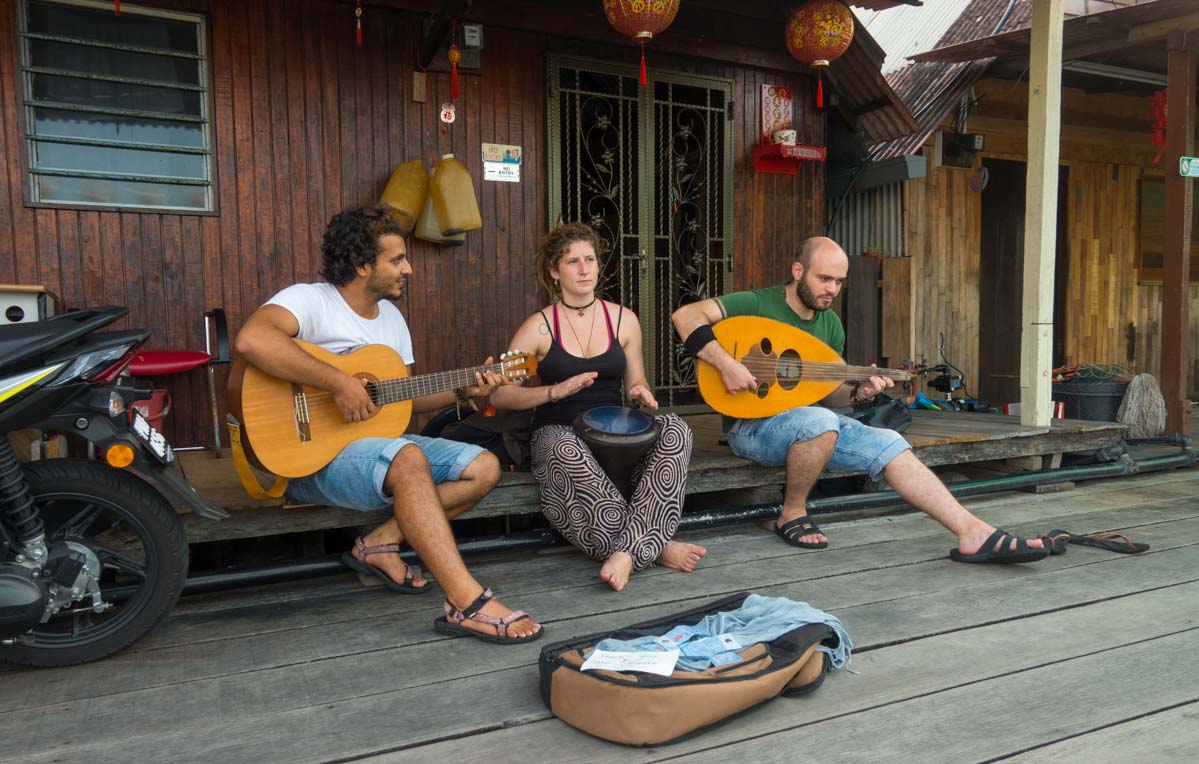 Penang Jetty - Buskers 