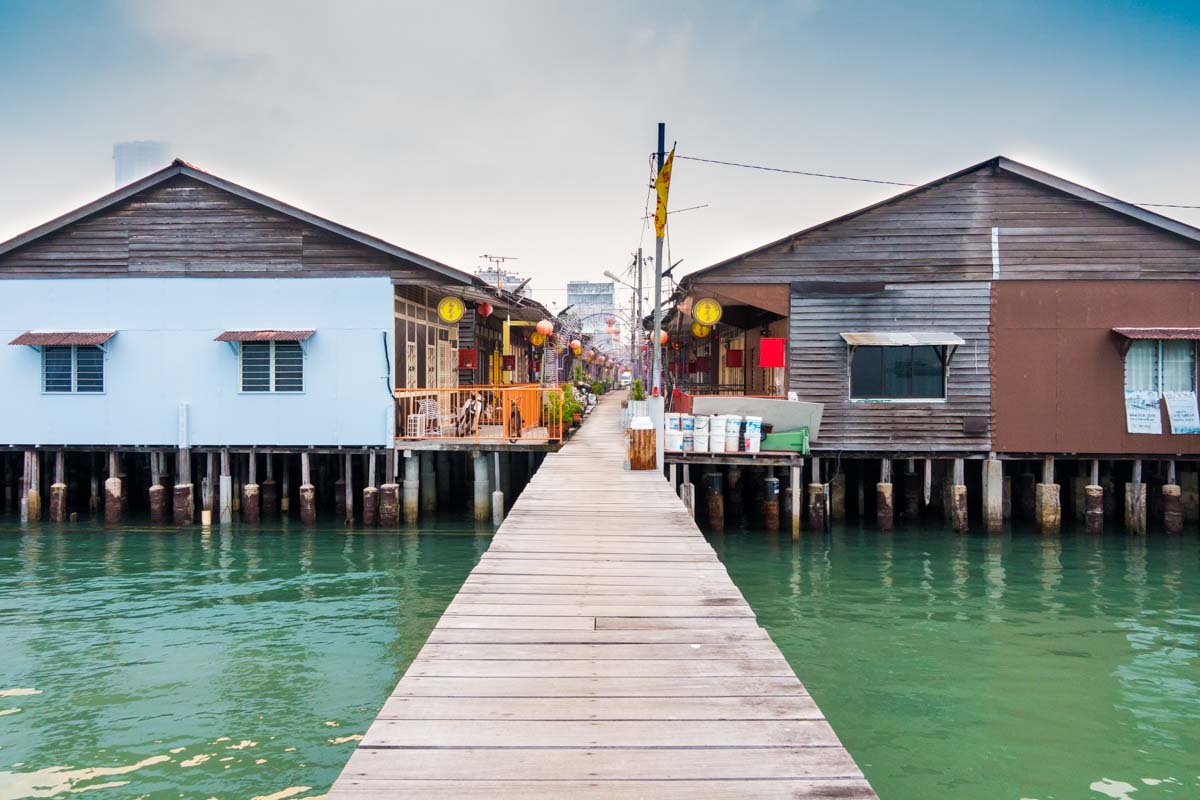Penang Clan Jetty - Houses On Stilts