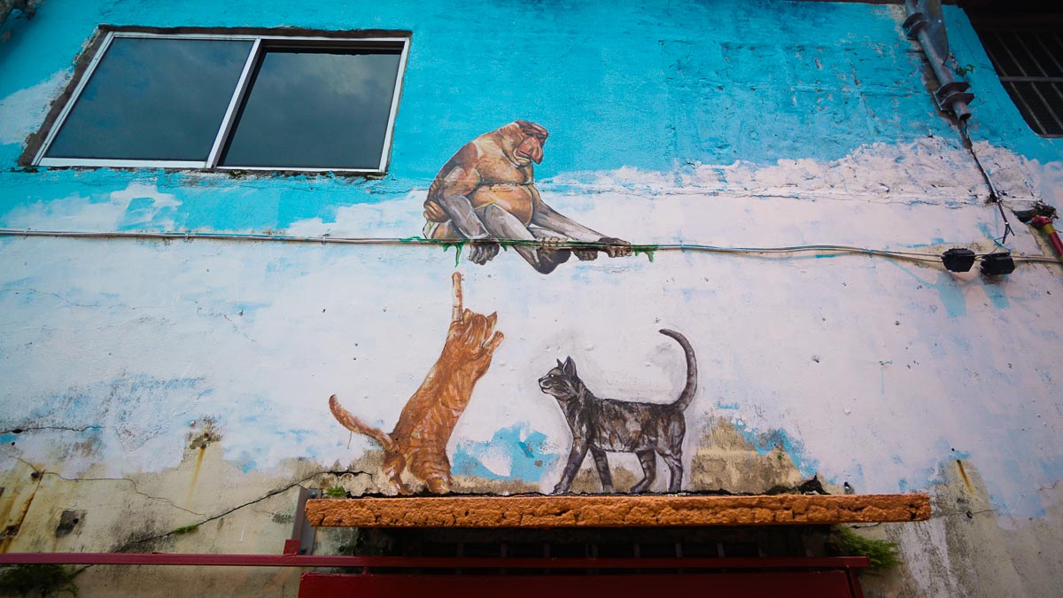 Animals Mural - Kuching Itinerary