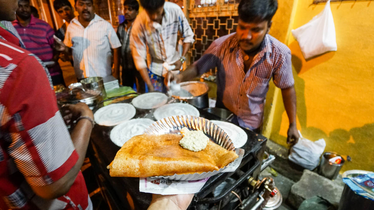 Bangalore VV Puram Food Street - India Itinerary