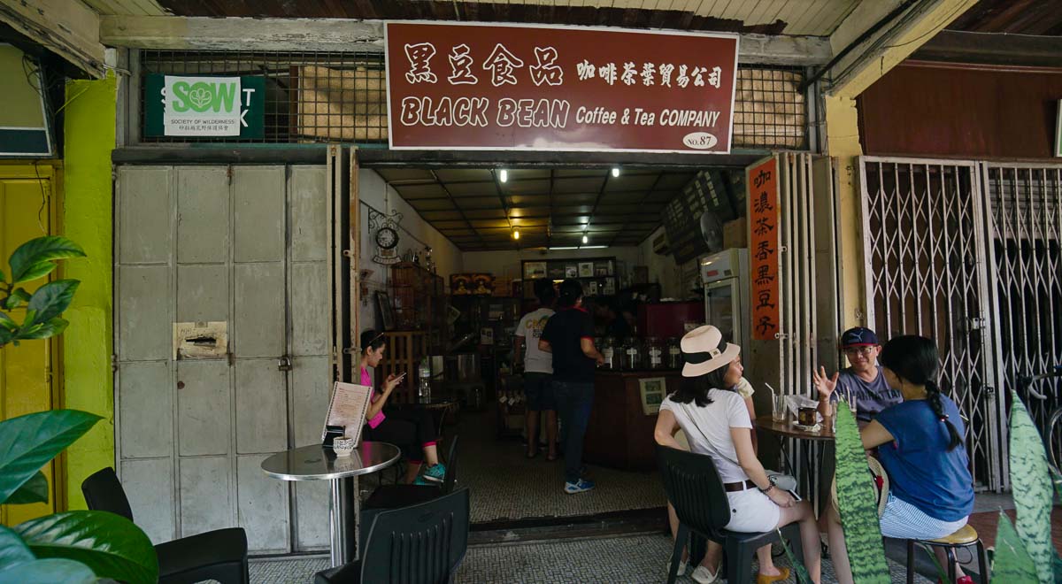Black Bean coffee shop - Things to eat in Kuching 