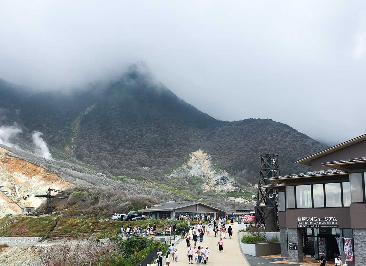 Hakone Owakudani - Backpacking in Japan Itinerary with the JR Pass