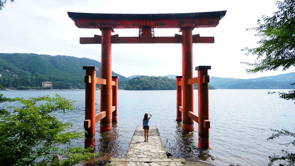 Hakone Torii Gate - JR Pass Japan Budget Guide (Tokyo to Osaka)