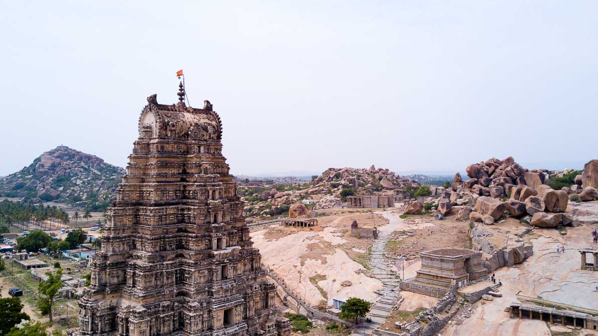 Hampi Virupaksha Temple, India - Benefits of Solo Travelling