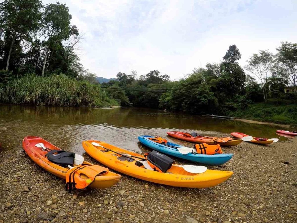 Kayaks in Kuching