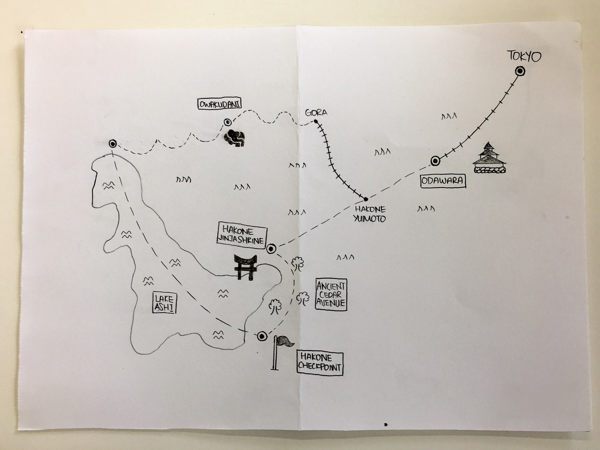 tokyo to hakone day trip itinerary