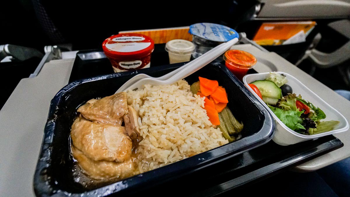 Singapore Signature Chicken Rice Premium Meal on Scoot - Things to eat in Kuching