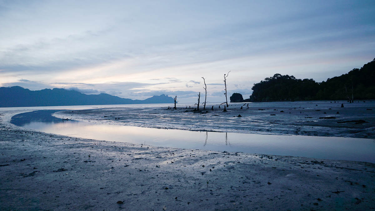 Sunset at Bako Jetty - Kuching Itinerary