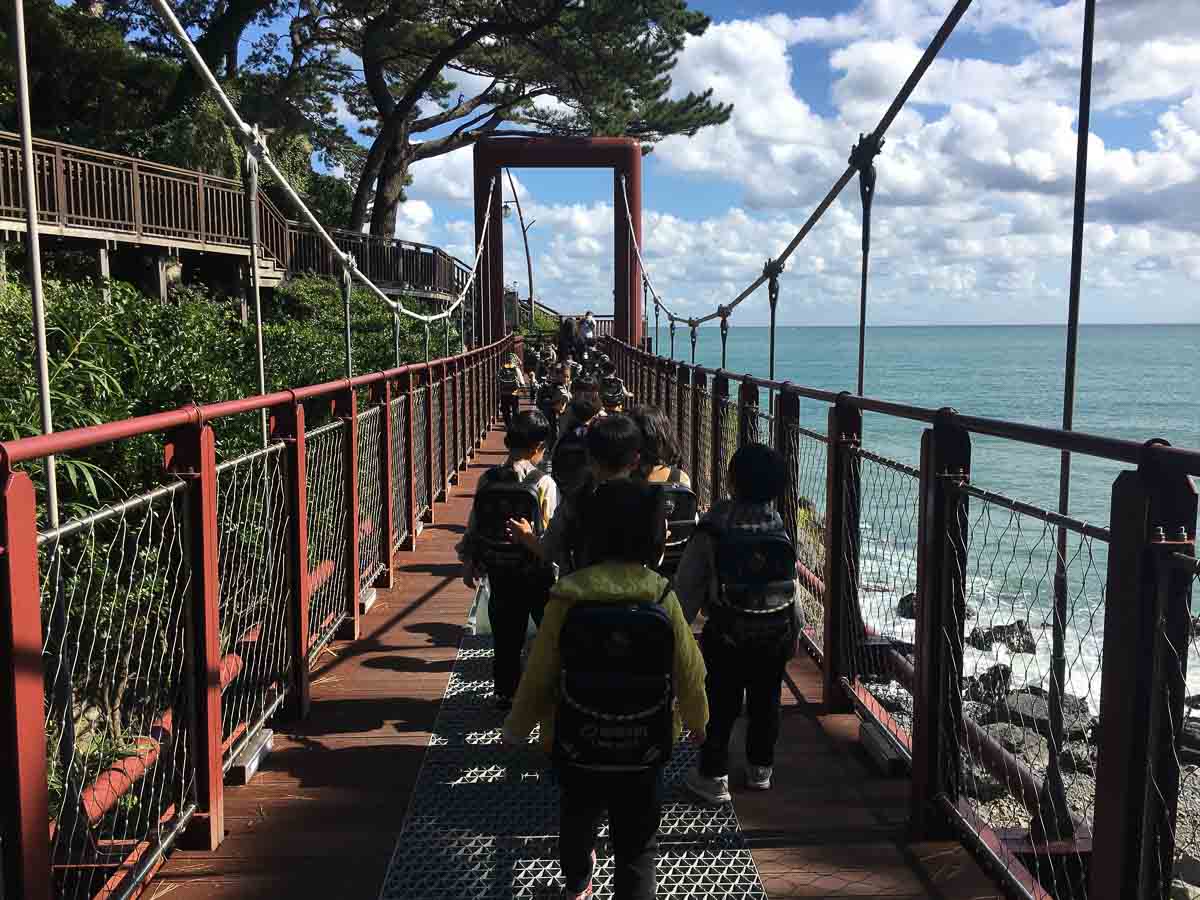 Bridge at Haeundae beach - Korea Itinerary Korail Pass