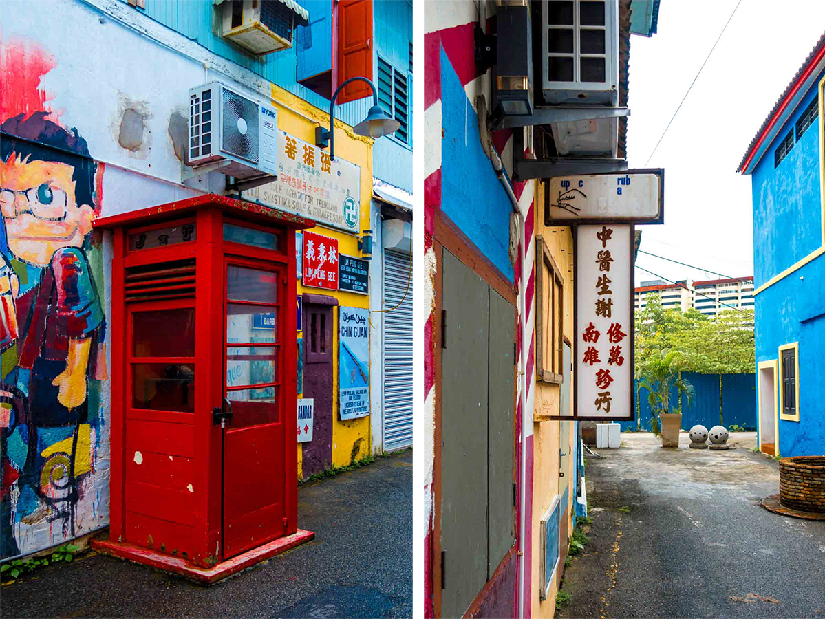 Collage Art Installation in Chinatown, Terengganu