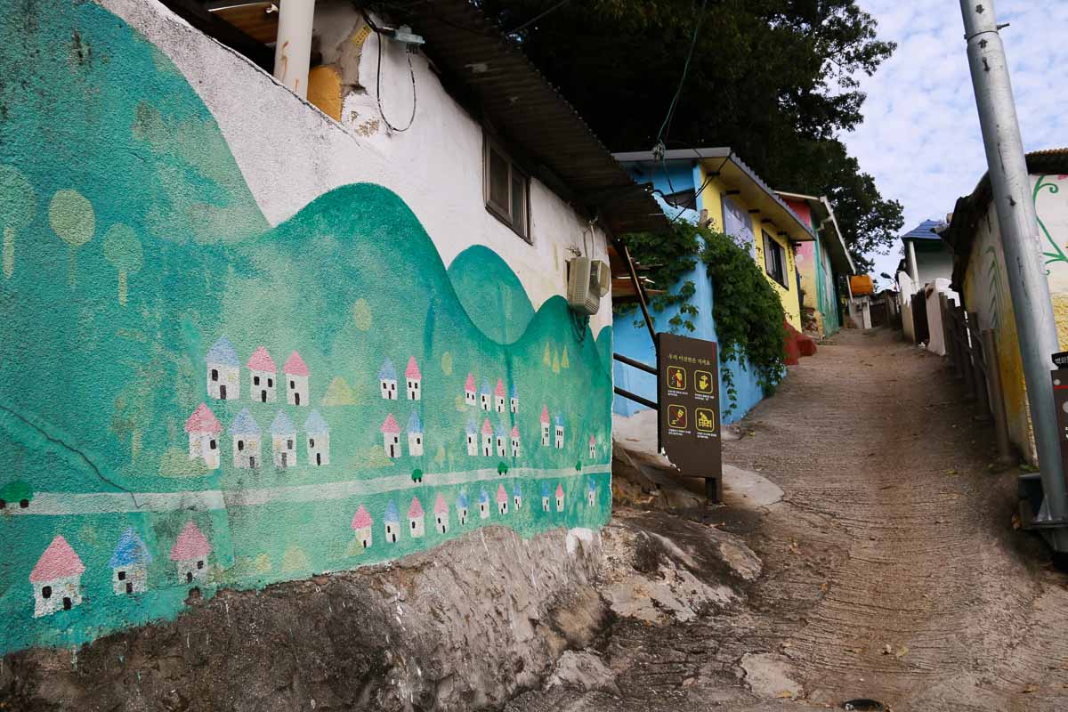 Jeonju Mural Village - Korea Itinerary Korail Pass