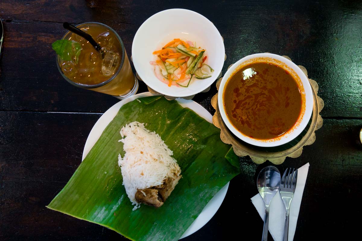 Terengganu Nasi Dagang Flatlay