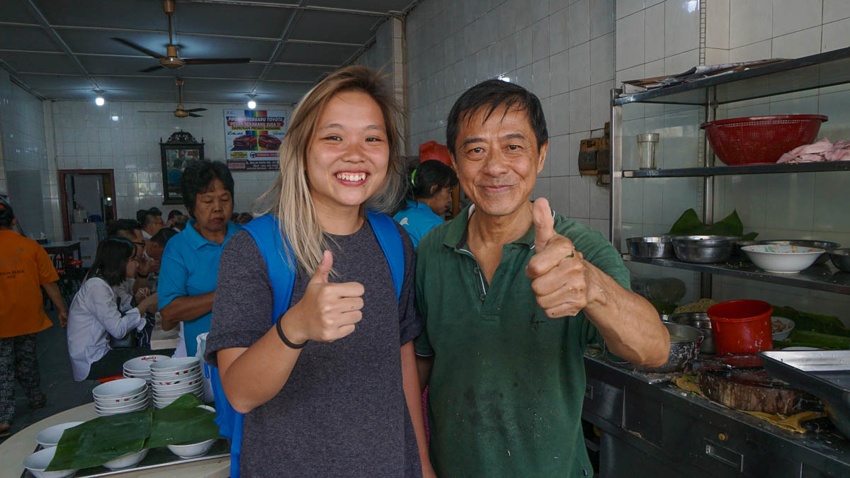 Boss of Bihun bibek - Medan itinerary