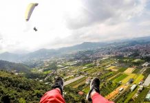 Paragliding in Taichung - THSR Taiwan Itinerary