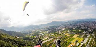 Paragliding in Taichung - THSR Taiwan Itinerary