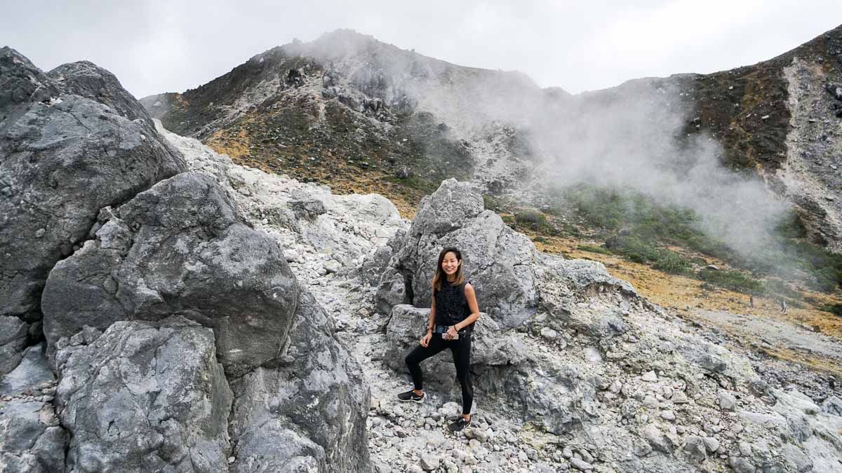 Hiking up gunung sibayak - Lake Toba Itinerary