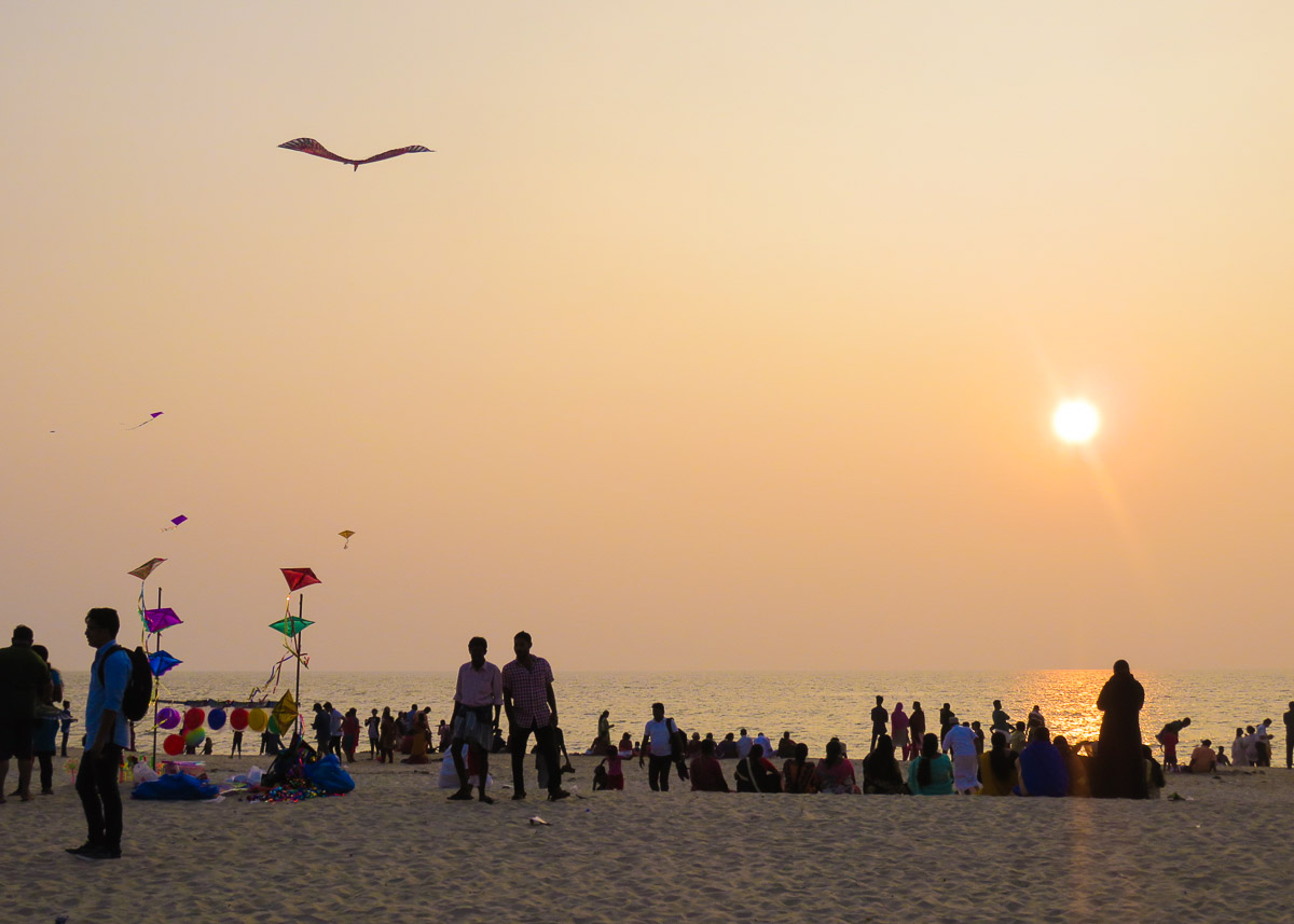 Alappuzha Beach Sunset - Kerala Itinerary