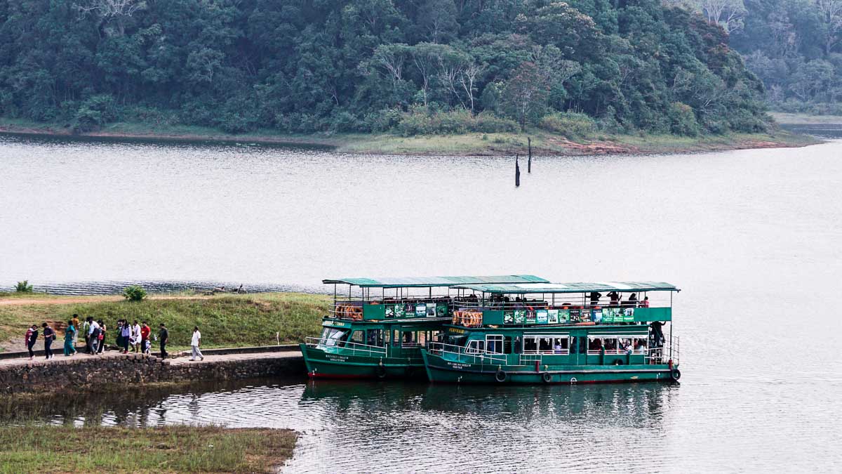 Boating periyar national park - Kerala Itinerary