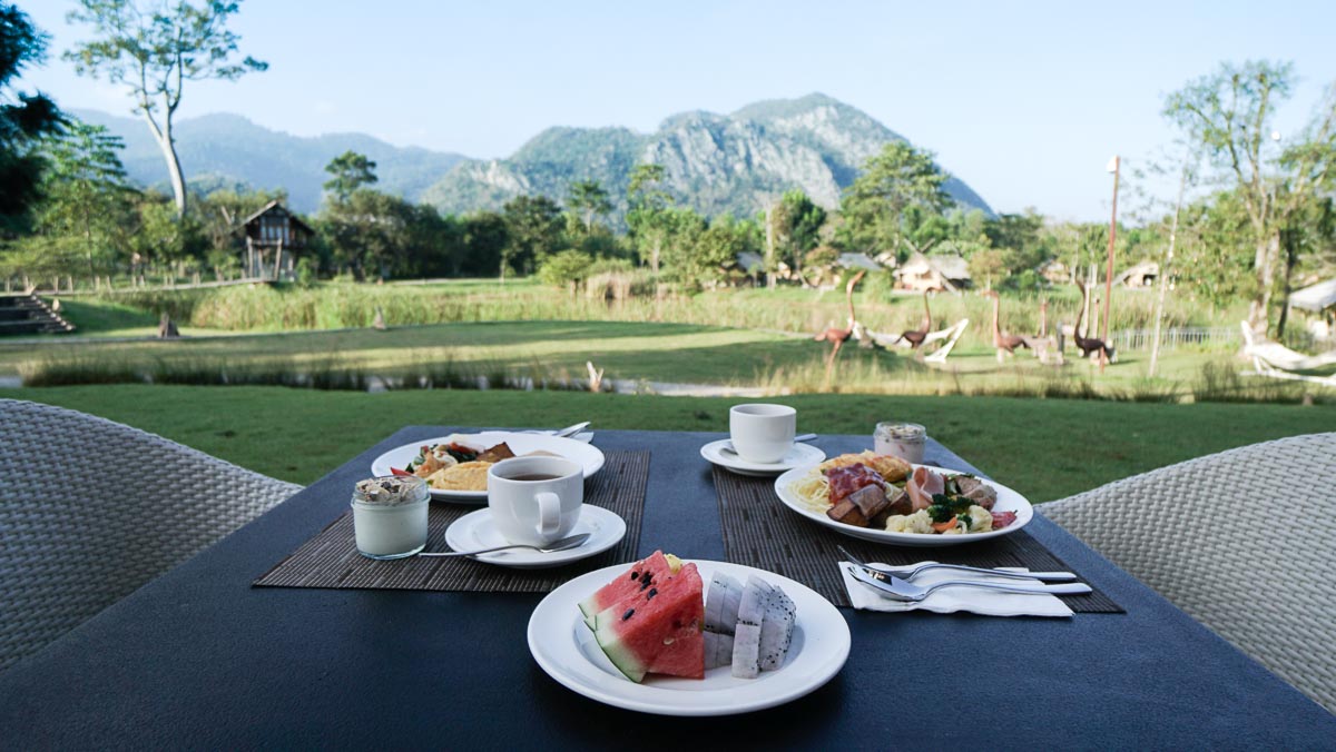 Lala Mukha Tented Resort Breakfast - Khao Yai Itinerary