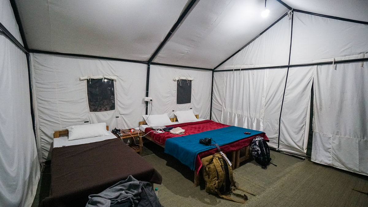 Spice Trail Tent room - Kerala Itinerary