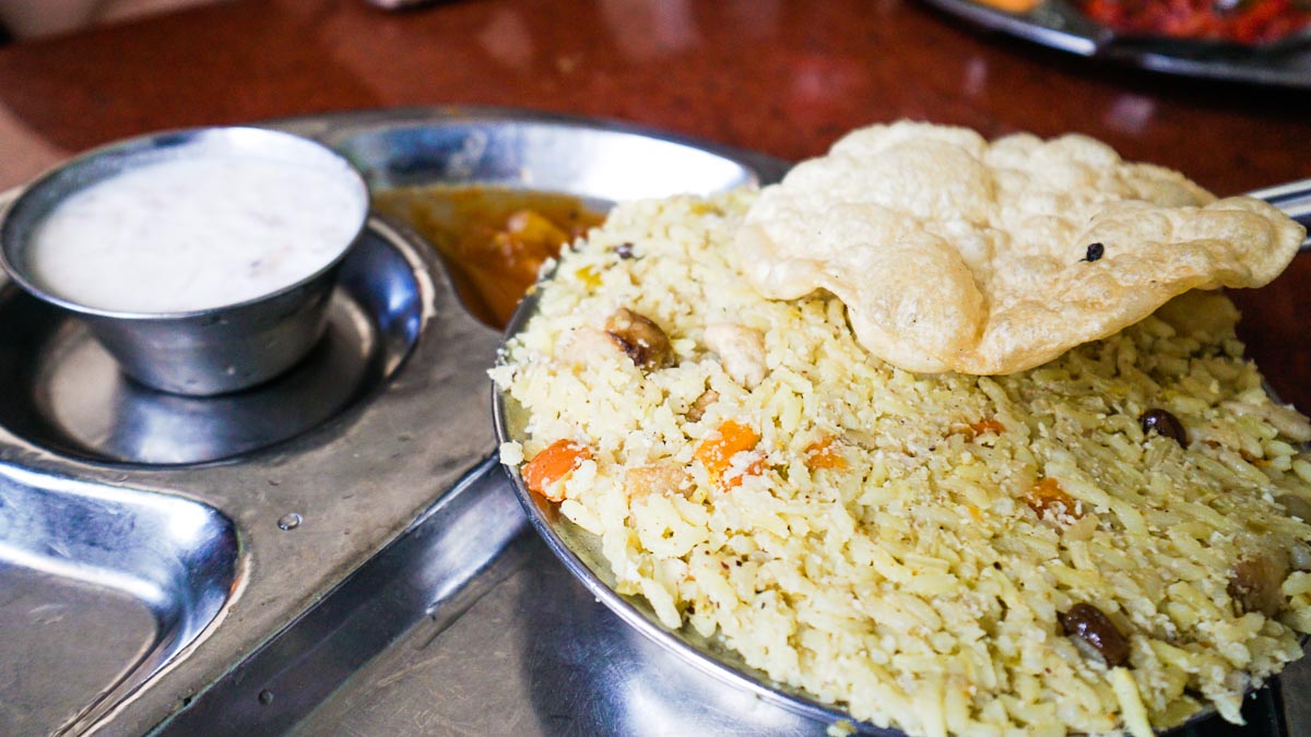 Sri Khrishna Cafe Indian Briyani - Kerala Itinerary