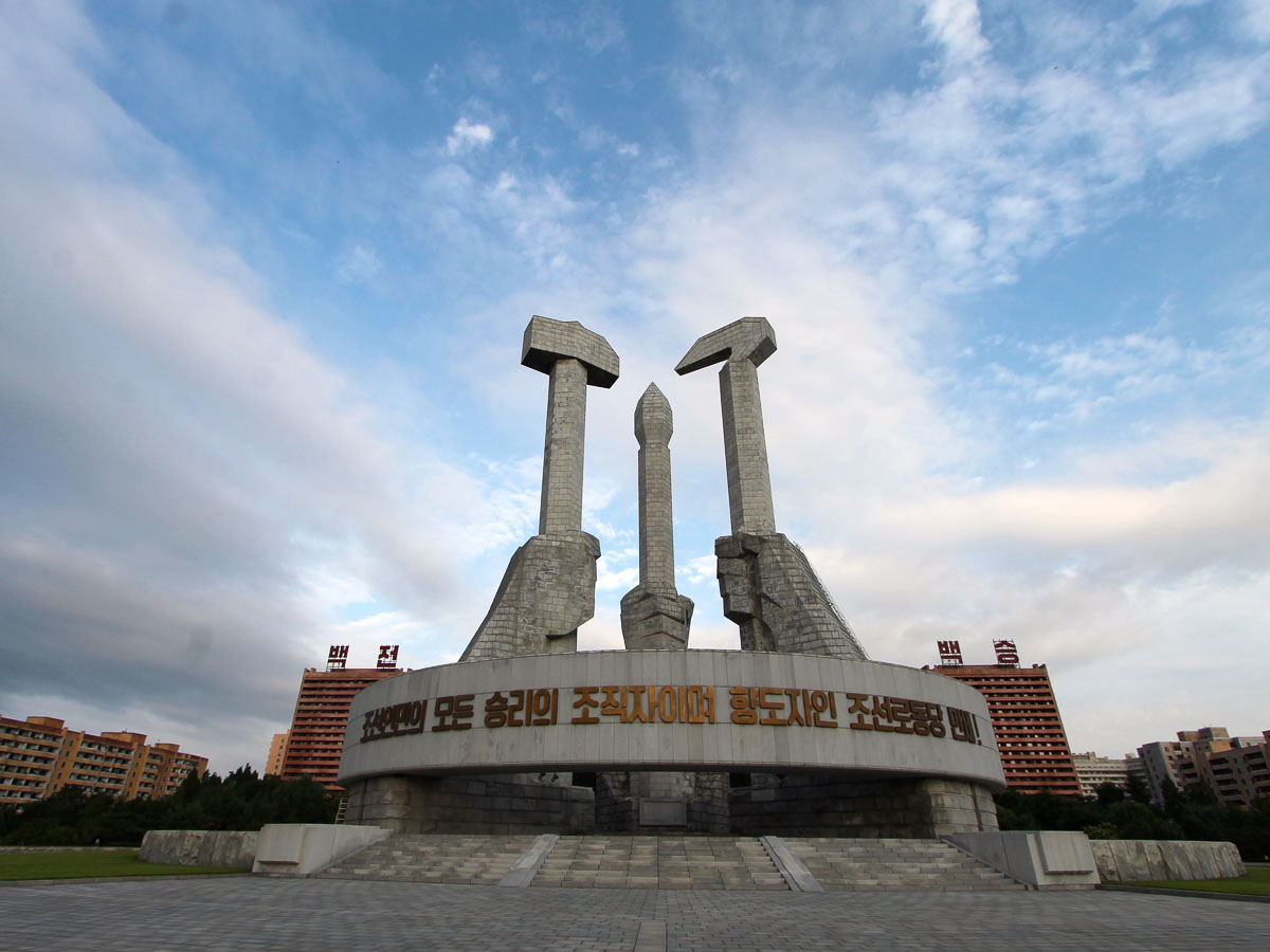 North Korea Monument to Founding Party - Visas Every Singaporean Wants