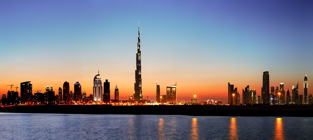 Dubai Night Skyline - Dubai Itinerary
