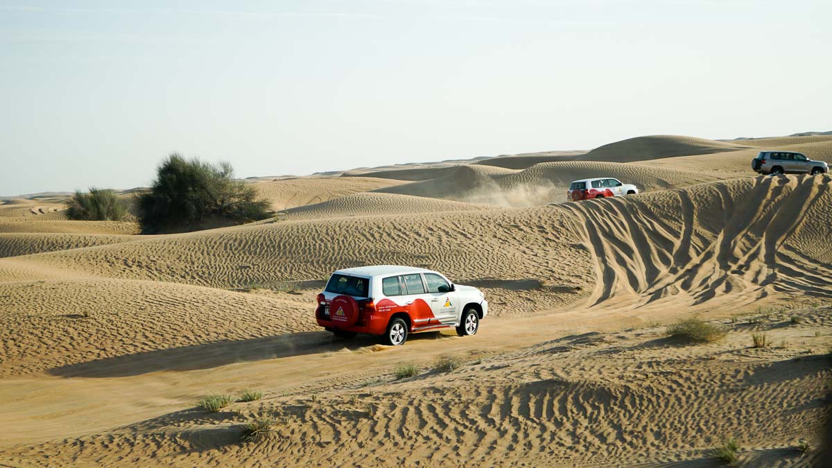4x4 Sundowner sand dune ride - Dubai itinerary