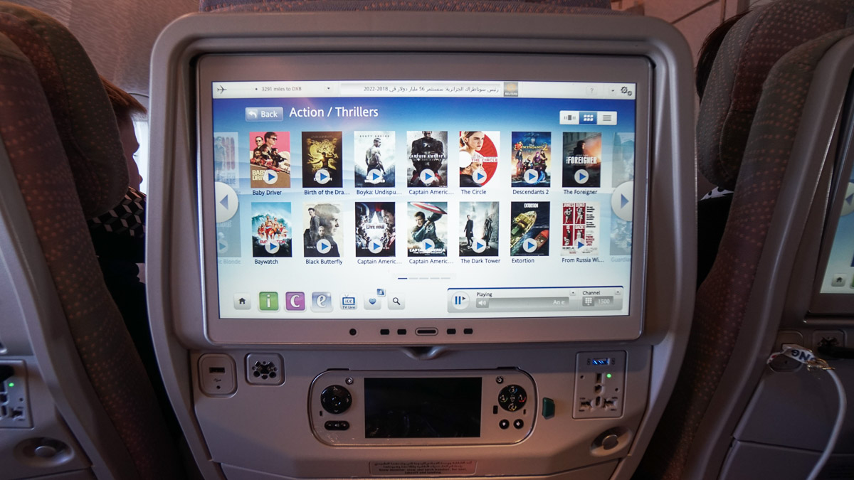 Ice Entertainment System - Emirates Economy Y Class Review-4
