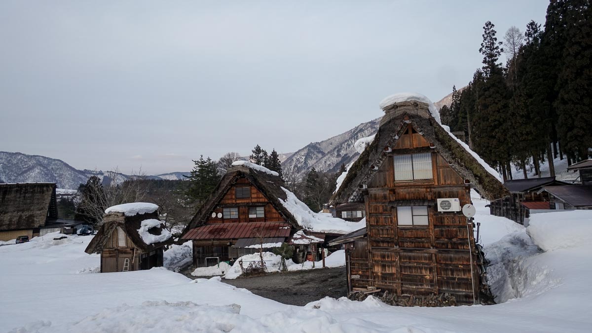 Gassho Zukiri Houses - Japan Winter Itinerary