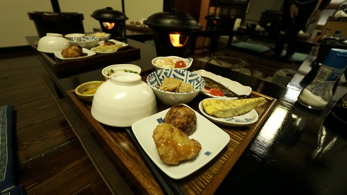 Dinner at Shimizu Inn - Japan Winter Itinerary