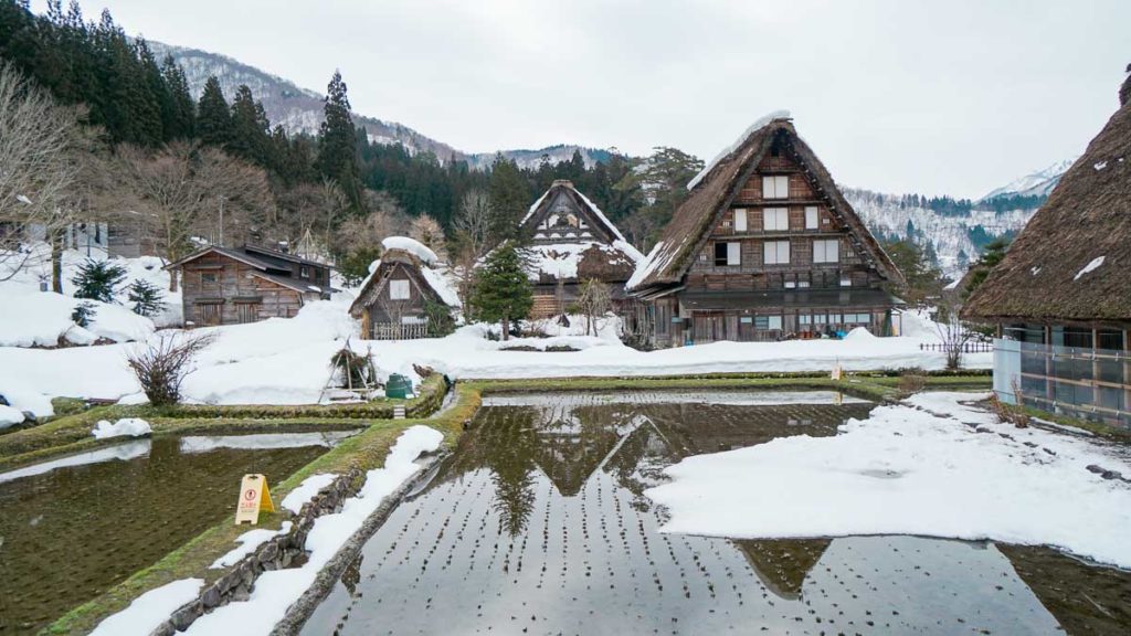 Gassho Zukiri Houses in Shirakawa-go - Japan Winter Itinerary
