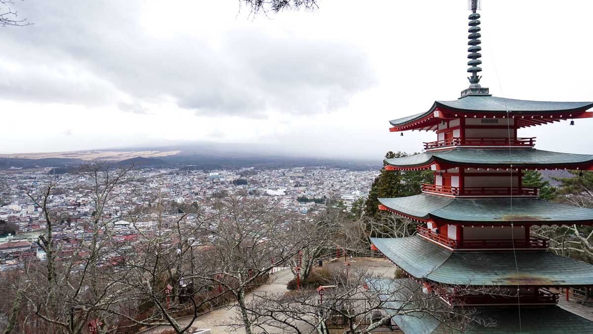 Chureito Pagoda - Japan Winter Itinerary