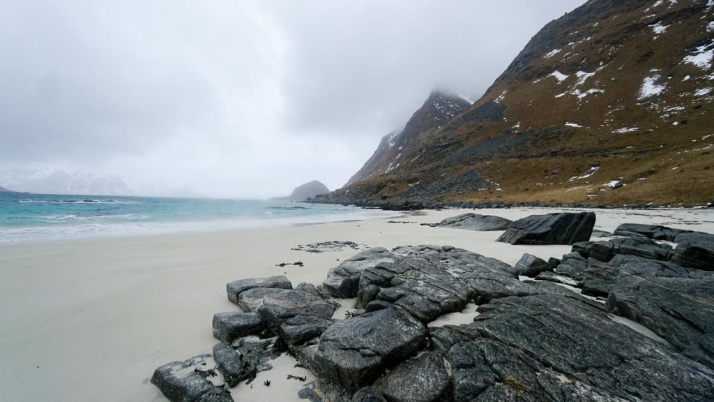 Lofoten Uttakleiv Beach - Norway Winter Itinerary