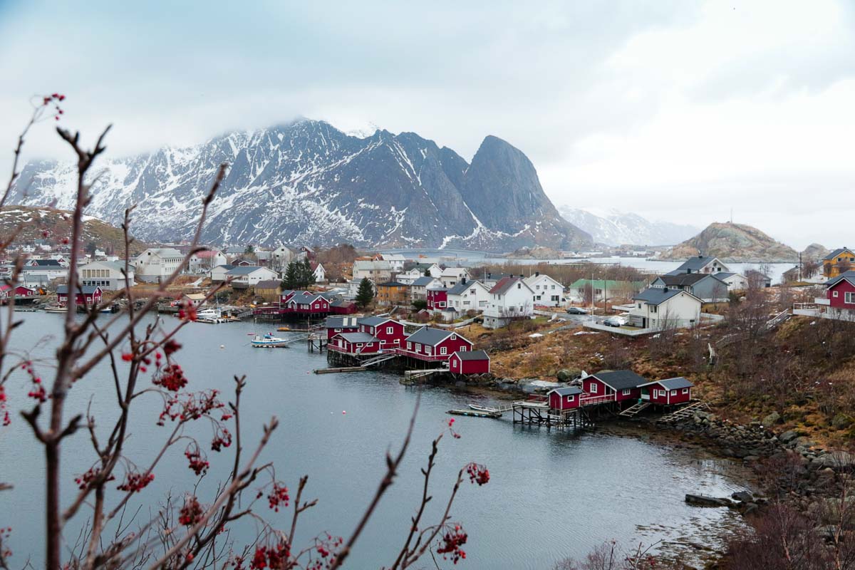 Lofoten Reine Lookout point - Norway Winter Itinerary