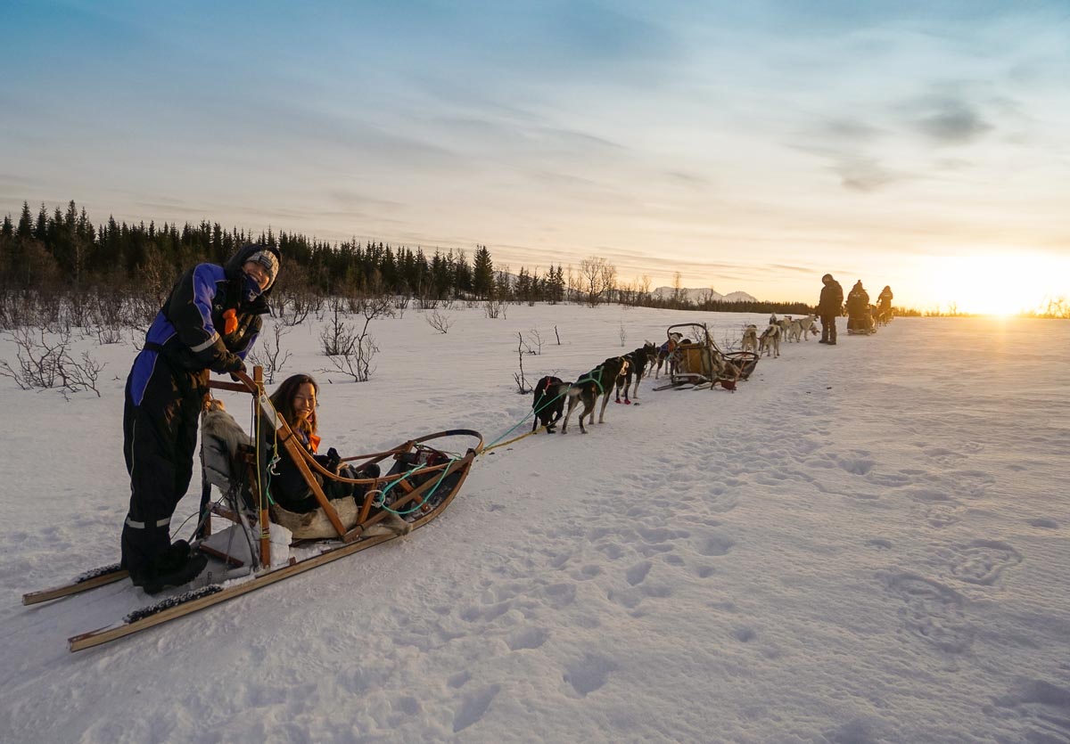 Husky Sledding in Tromsø -Norway Winter Itinerary