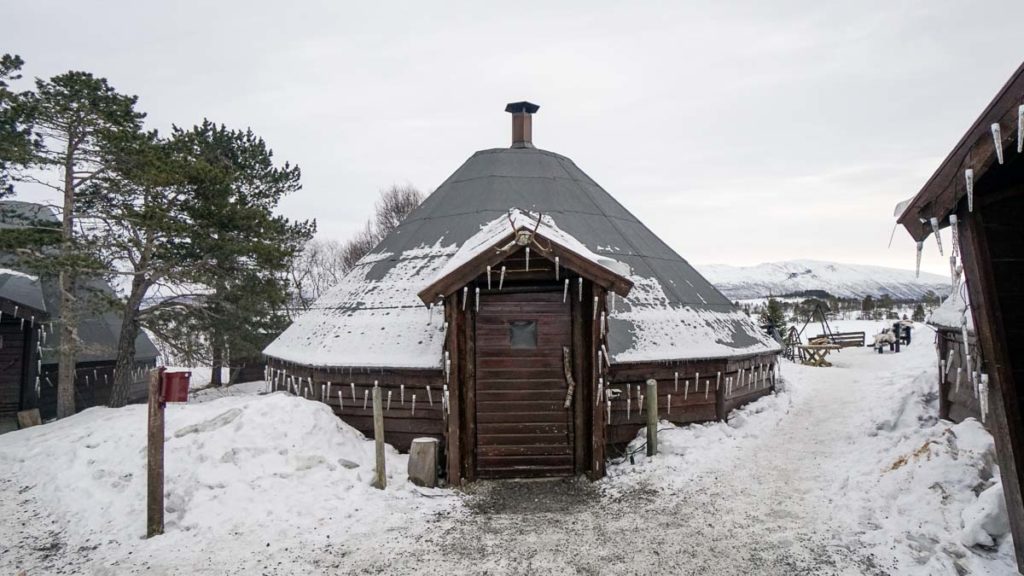 Tromsø Aurora Camp Sami Tent Outside-Norway Winter Itinerary