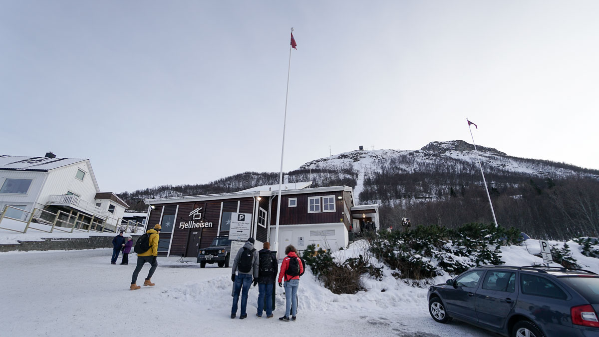 Tromsø Fjellheisen Lower Station-Norway Winter Itinerary