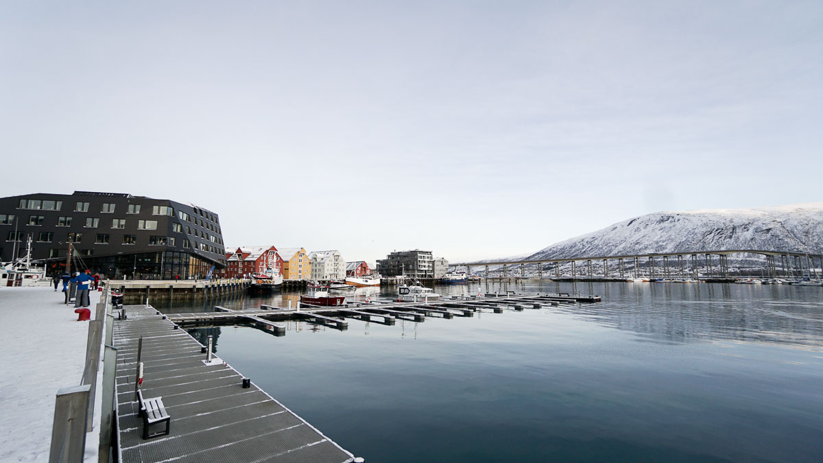 Tromsø sentrum lake view-Norway Winter Itinerary