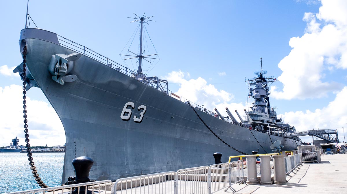 USS Missouri Battleship - VISIT HAWAII