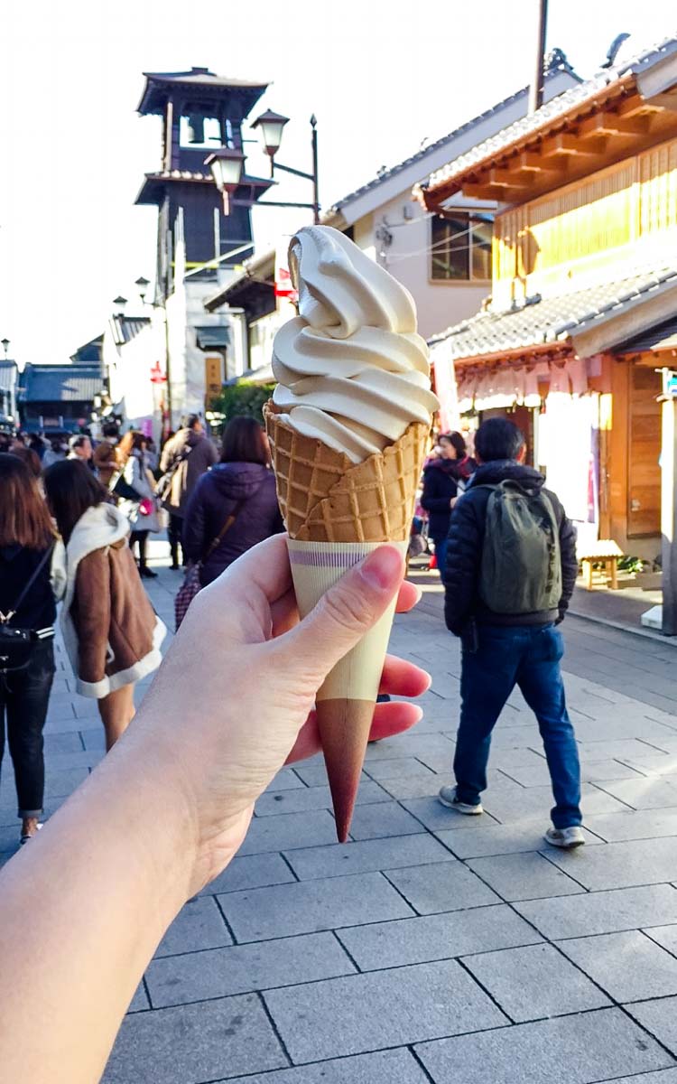 Day Trips from Tokyo - shoyu ice cream
