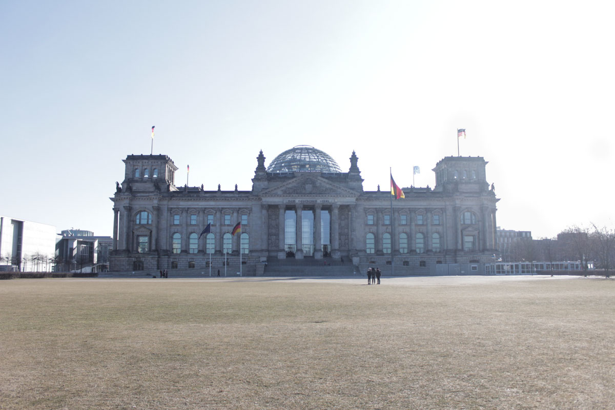 Front of Reichstag Building - Budget Berlin Travel Guide