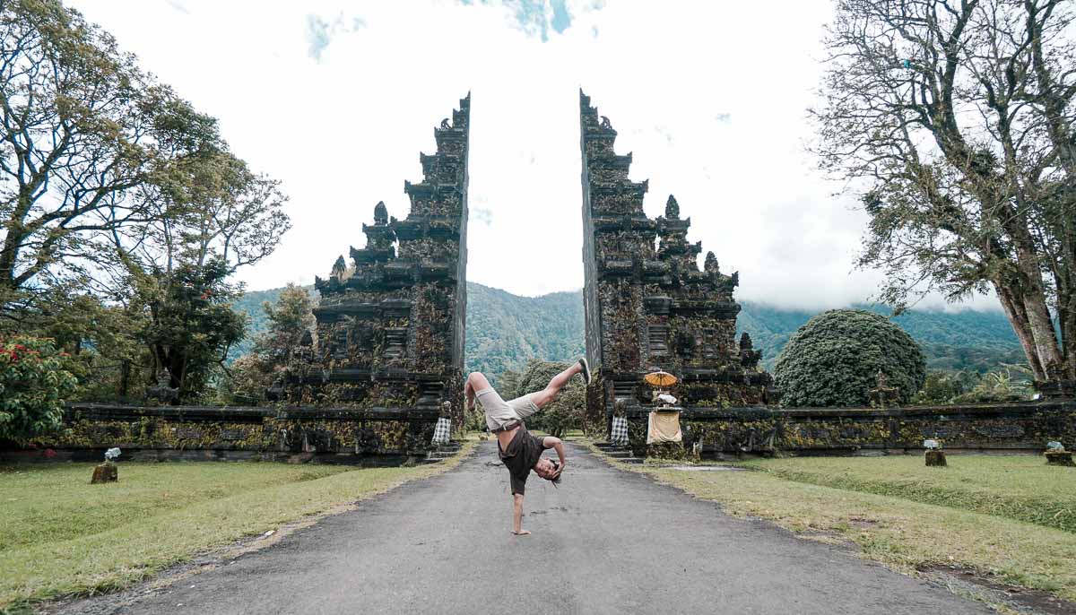 Handara Gate in Bali - Benefits of Solo Travelling